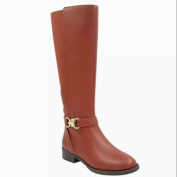 New w/Box INC International Concepts Faron Vegan Leather Knee High Riding Boots - Picture 9 of 9